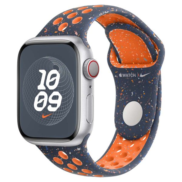 Apple Nike Sport Band Apple Watch Series 1 á 9 / SE (38/40/41 mm) | Series 10 (42 mm) - Taille S/M - Blue Flame