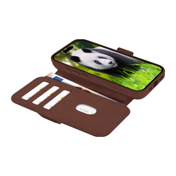 dbramante1928 Étui de téléphone portefeuille Lynge MagSafe Apple iPhone 17 - Dark Tan