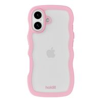 Holdit Coque Wavy Apple iPhone 17 - Transparent / Pink