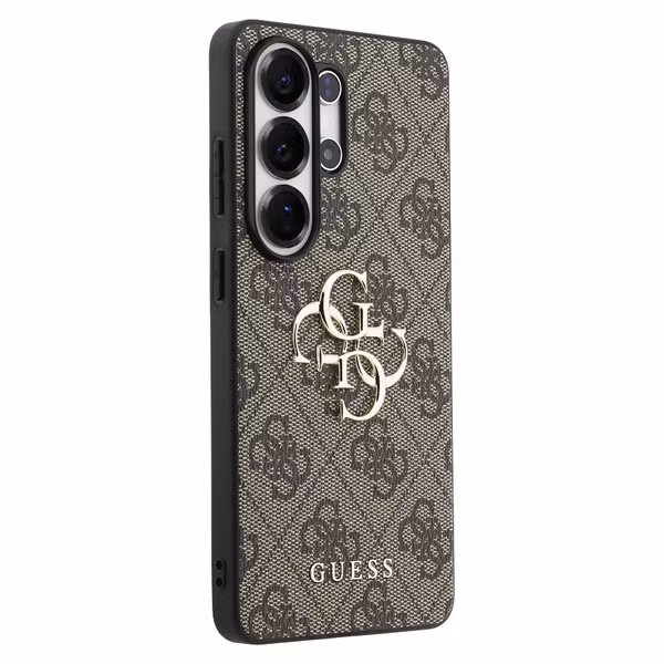 Guess Coque 4G Metal Logo Backcover Samsung Galaxy S26 Ultra - Marron