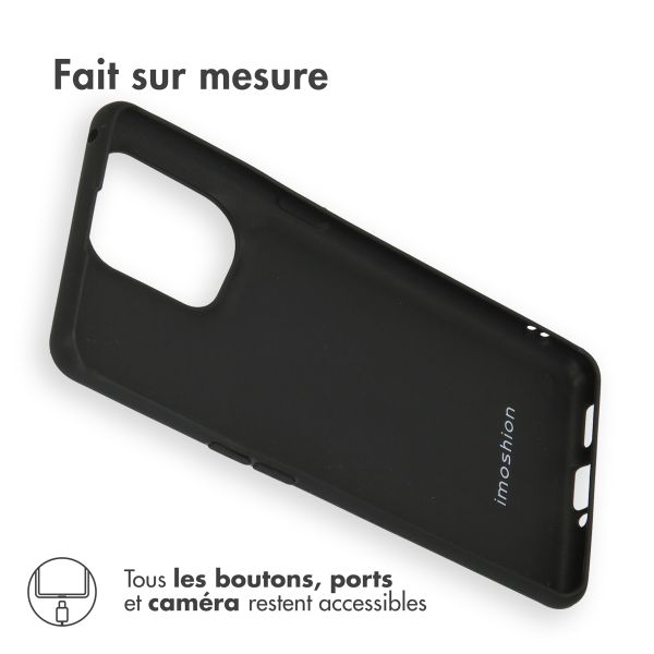 imoshion Coque Couleur Oppo Find X5 5G - Noir