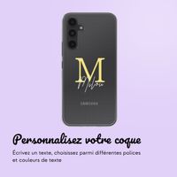 Coque personnalisée avec une lettre Samsung Galaxy A54 (5G) - Transparent