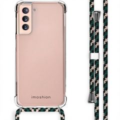 imoshion Coque avec dragonne Samsung Galaxy S21 - Green Multi Color