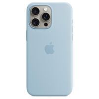 Apple Coque en silicone MagSafe Apple iPhone 15 Pro Max - Light Blue