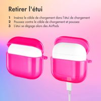 imoshion Coque Néon Apple AirPods 4 - Rose Fluo