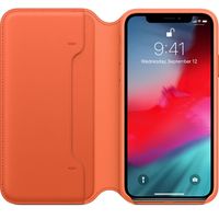 Apple Étui de téléphone Leather Folio Apple iPhone X - Sunset
