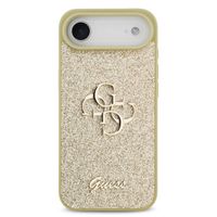 Guess Coque 4G Metal Logo Glitter Apple iPhone Air - Doré