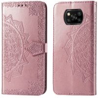 imoshion Etui de télephone Mandala Xiaomi Poco X3 (Pro) - Rose Doré