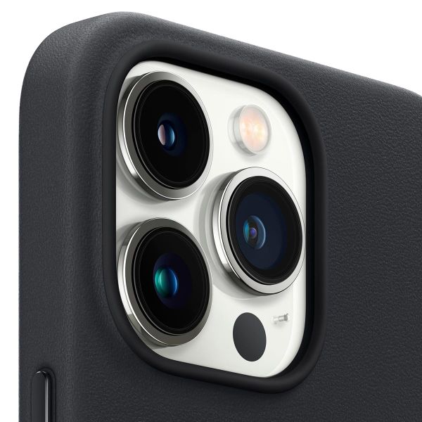 Apple Coque Leather MagSafe Apple iPhone 13 Pro - Midnight