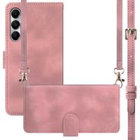 imoshion Etui de téléphone portefeuille avec cordon Samsung Galaxy A55 - Rose