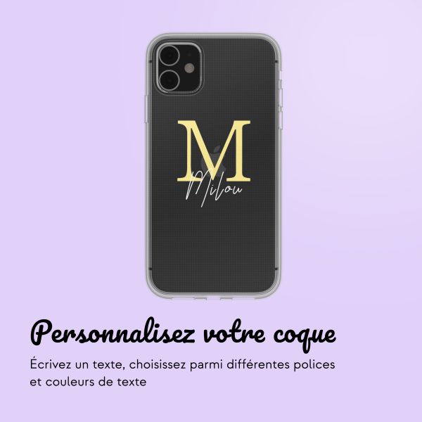 Coque avec votre propre photo et/ou texte Apple iPhone 11 - Letter