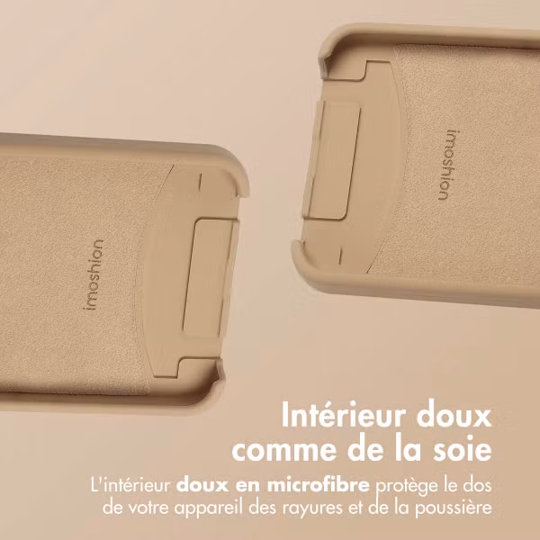 imoshion Coque arrière Color avec cordon amovible et MagSafe Samsung Galaxy S24 / S25 - Beige