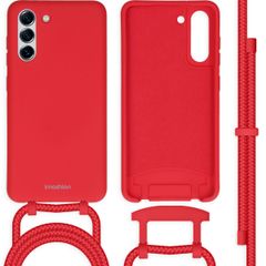 imoshion Coque de couleur avec cordon amovible Samsung Galaxy S21 FE - Rouge