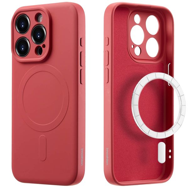 imoshion Coque Couleur avec MagSafe iPhone 15 Pro Max - Dusty Rose