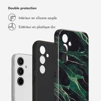 Selencia Coque arrière Vivid Samsung Galaxy A35 - Chic Marble Quartz