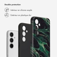 Selencia Coque arrière Vivid Tough Samsung Galaxy A35 - Chic Marble Quartz