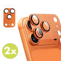 imoshion Protection Caméra en verre trempé 2 Pack Apple Apple iPhone 17 Pro Max - Cosmic Orange