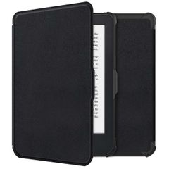 imoshion Étui de liseuse portefeuille Slim Soft Kobo Clara 2E / Tolino Shine 4 - Noir