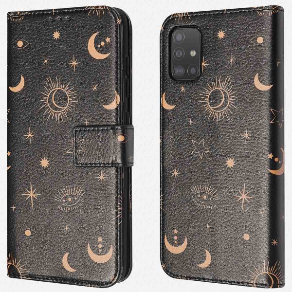 imoshion ﻿Étui de téléphone portefeuille Design Samsung Galaxy A51 - Sky Black