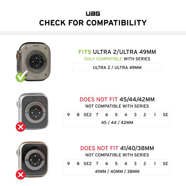UAG Scout | Coque Bumper Apple Watch Ultra / Ultra 2 / Ultra 3 - 49 mm - Noir