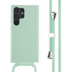 imoshion Coque en silicone avec cordon Samsung Galaxy S23 Ultra - Vert menthe