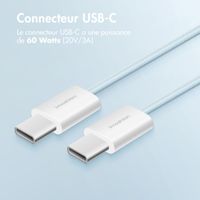 imoshion Câble USB-C vers USB-C - Tressé - 2 mètres - Bleu