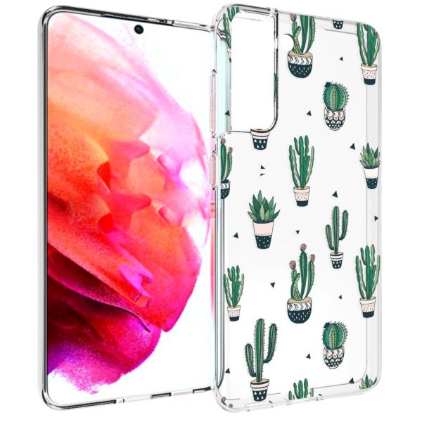 imoshion Coque Design Samsung Galaxy S21 FE - Allover Cactus