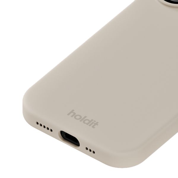 Holdit Coque Silicone Apple iPhone 17 - Light Beige