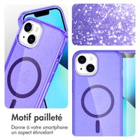 imoshion Coque Sparkle avec MagSafe iPhone 14 - Violet