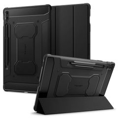 Spigen Coque tablette Rugged Armor Pro Samsung Galaxy Tab S9 FE Plus - Noir