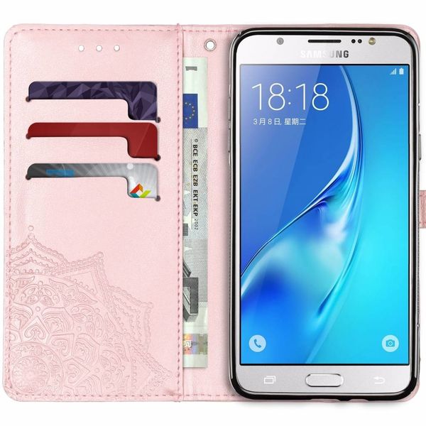 Etui de téléphone Mandala Samsung Galaxy J7 (2016)