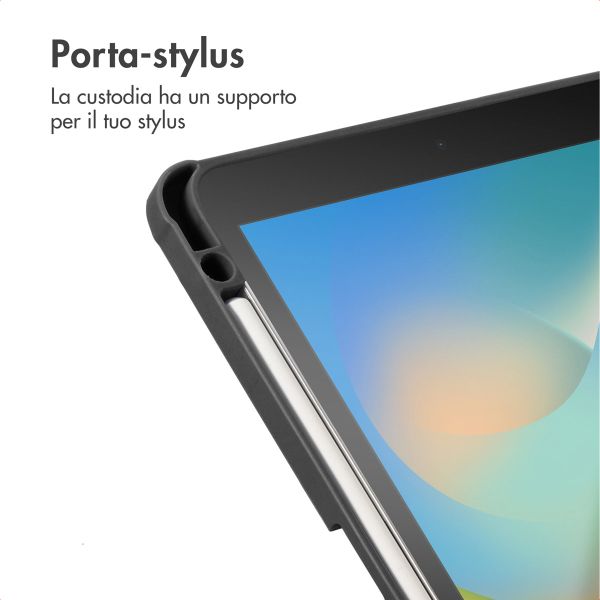 imoshion Coque tablette Origami Apple iPad 9 (2021) 10.2 pouces / iPad 8 (2020) 10.2 pouces / iPad 7 (2019) 10.2 pouces - Noir