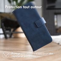 imoshion Étui de téléphone portefeuille Luxe Xiaomi Redmi 10 - Bleu foncé