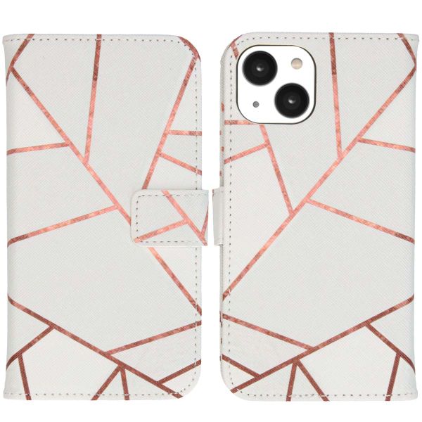 imoshion Coque silicone design iPhone 14 - White Graphic