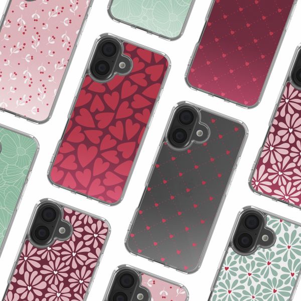 imoshion Coque Design Apple iPhone 16 - Hearty Coral Dust
