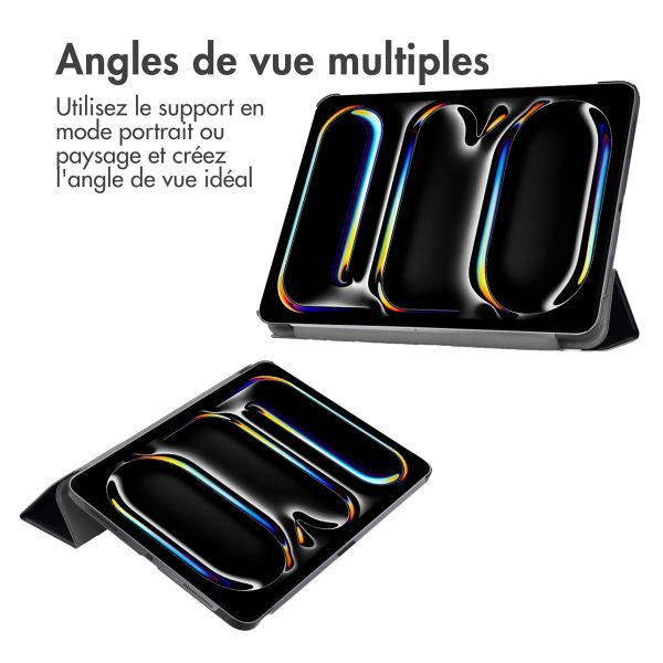 imoshion Coque tablette Design Trifold Apple iPad Pro 13 (2024) M4 - Green Plant