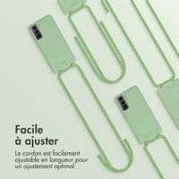 imoshion Coque de couleur avec cordon amovible Samsung Galaxy S21 - Vert