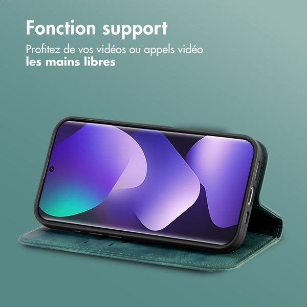 imoshion Étui de téléphone portefeuille Slim Xiaomi Redmi Note 15 (4G) - Vert