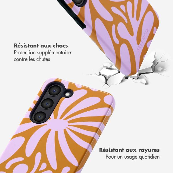 Selencia Coque arrière Vivid Samsung Galaxy S23 - Modern Bloom Pink