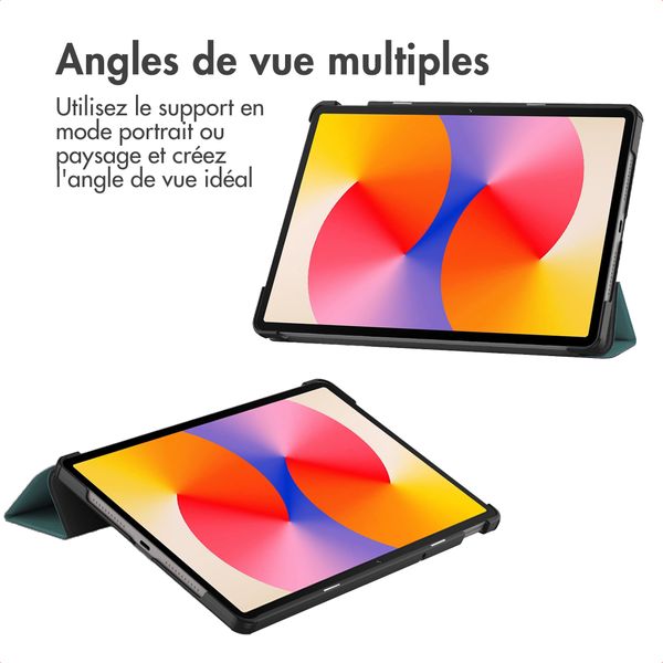 imoshion Coque tablette Trifold Huawei Matepad SE - Vert foncé