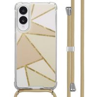 imoshion Coque Design avec cordon Samsung Galaxy S25 Edge - Beige Graphic
