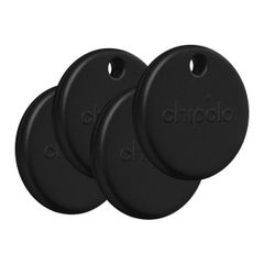 Chipolo POP Bluetooth Tracker - Pack de 4 - Noir
