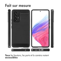 imoshion Coque Brushed Samsung Galaxy A53 - Noir