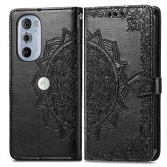 imoshion Etui de téléphone portefeuille Mandala Motorola Edge 30 Pro / Edge Plus (2022) - Nero