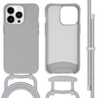 imoshion Coque de couleur avec cordon amovible iPhone 13 Pro - Gris