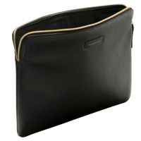 dbramante1928 ﻿Paris Sleeve - Pochette ordinateur 13 pouces - Cuir véritable - MacBook Pro 13 pouces / Air 13 pouces - Night Black