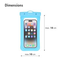 imoshion Pochette étanche universelle - Étui étanche pour téléphone - Bleu clair