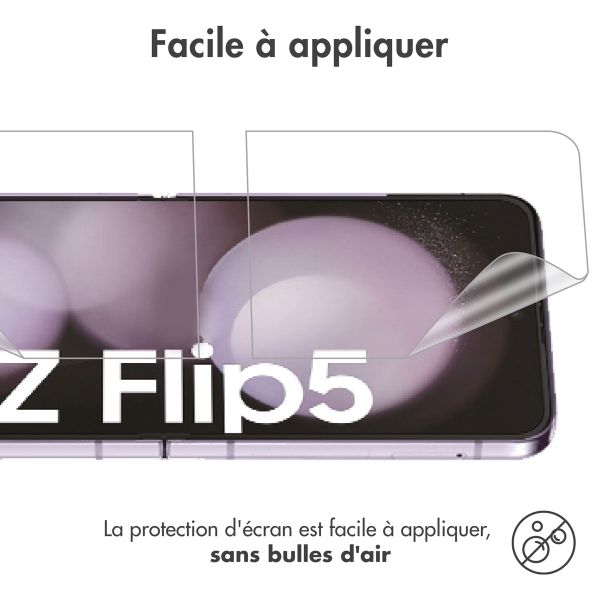 imoshion Protection d'écran Film 3pack Samsung Galaxy Z Flip 5 / 6 / 7 FE