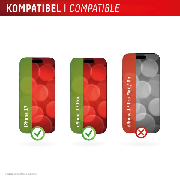 Displex Protection d'écran en verre trempé Privacy Apple iPhone 17 / 17 Pro