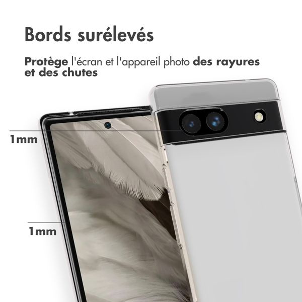 Accezz Coque Clear Google Pixel 7a - Transparent